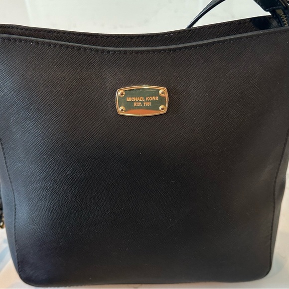 Black Michael Kors Crossbody Purse - Picture 2 of 4
